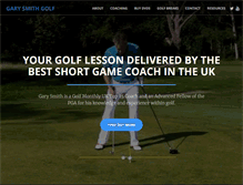 Tablet Screenshot of garysmithgolf.com